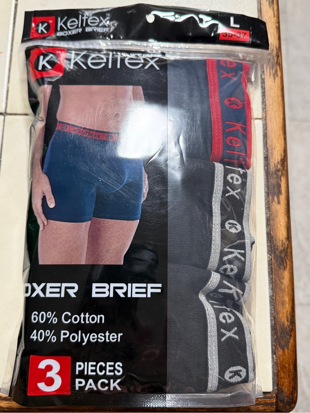 Men’s Boxer Briefs – Navy & Black 3-Pack
